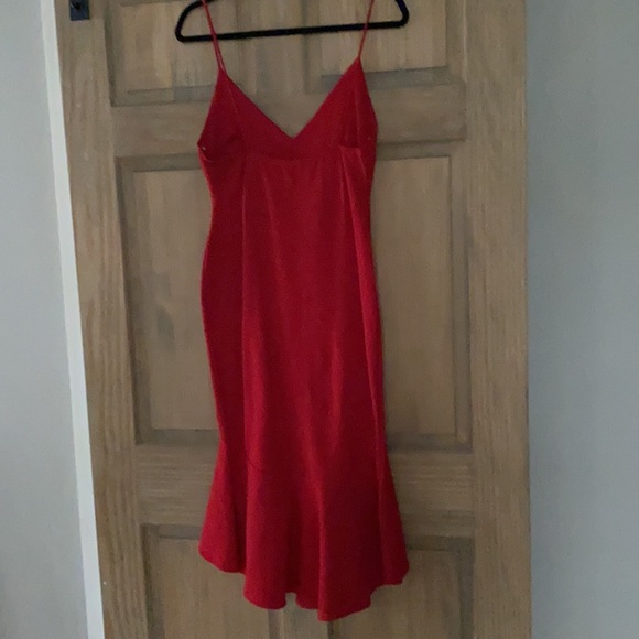 Red Chelsea Mermaid Dress - Picture 3 of 3
